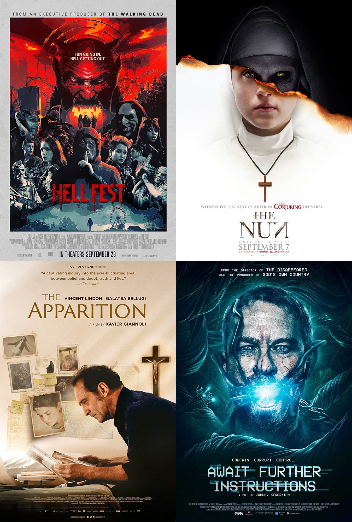 posters recuento aterrador